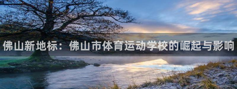 yy易游官方正版app官網(wǎng)：佛山新地標(biāo)：佛山市體育運(yùn)動(dòng)學(xué)校的